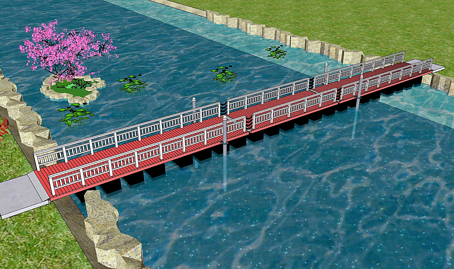 浮桥浮码头游艇码头设计咨询安装工厂批发